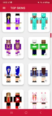 Popular Skins for Minecraft android App screenshot 3