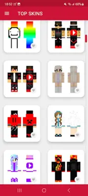 Popular Skins for Minecraft android App screenshot 4