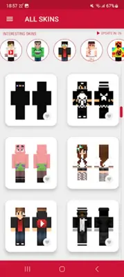 Popular Skins for Minecraft android App screenshot 5